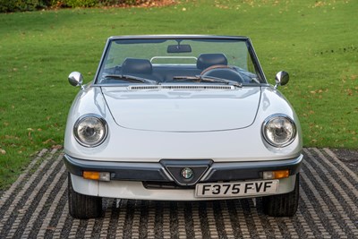 Lot 89 - 1988 Alfa Romeo Spider S3 1.6