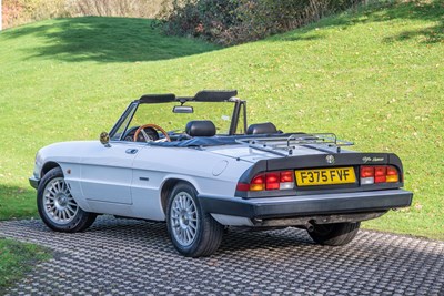 Lot 89 - 1988 Alfa Romeo Spider S3 1.6