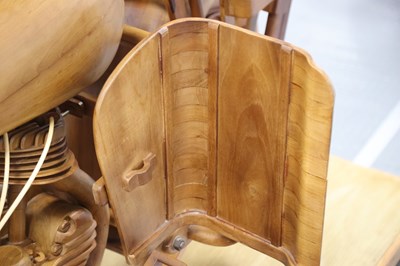 Lot 29 - Harley Davidson Wooden Model