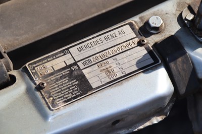 Lot 299 - 1992 Mercedes-Benz 190 E 2.0