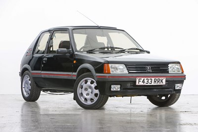 Lot 1989 Peugeot 205 GTi 1.9