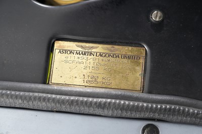 Lot 211 - 1998 Aston Martin DB7 i6