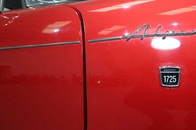 Lot 166 - 1965 Sunbeam Alpine Series 5