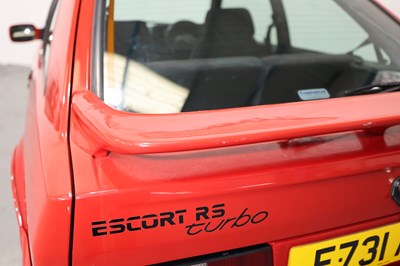 Lot 1987 Ford Escort RS Turbo