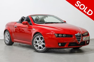 Lot 110 - 2007 Alfa Romeo Spider JTS Convertible