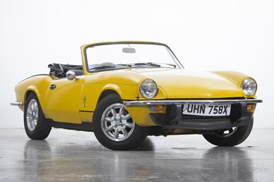 Lot 1982 Triumph Spitfire 1500